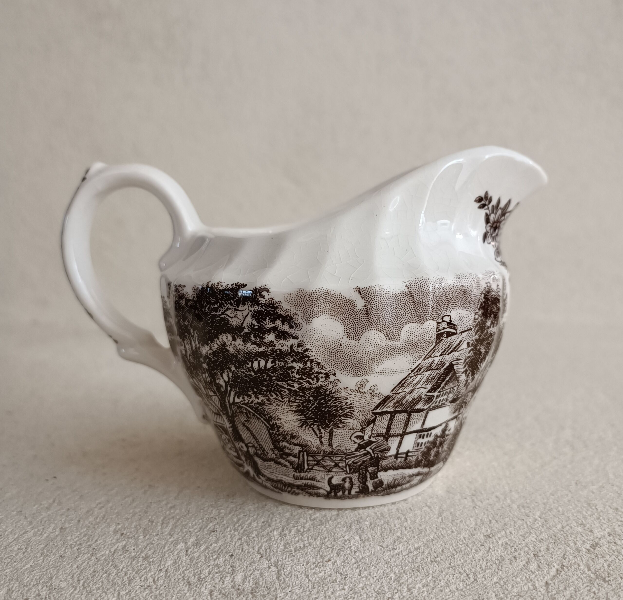 Creamer ironstone British Anchor