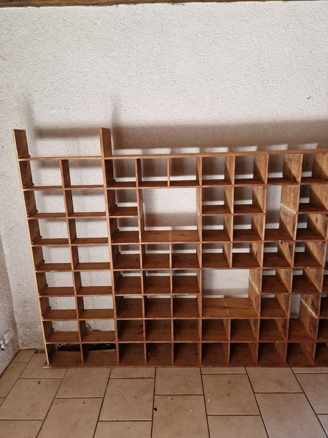 Large wooden craft cabinet