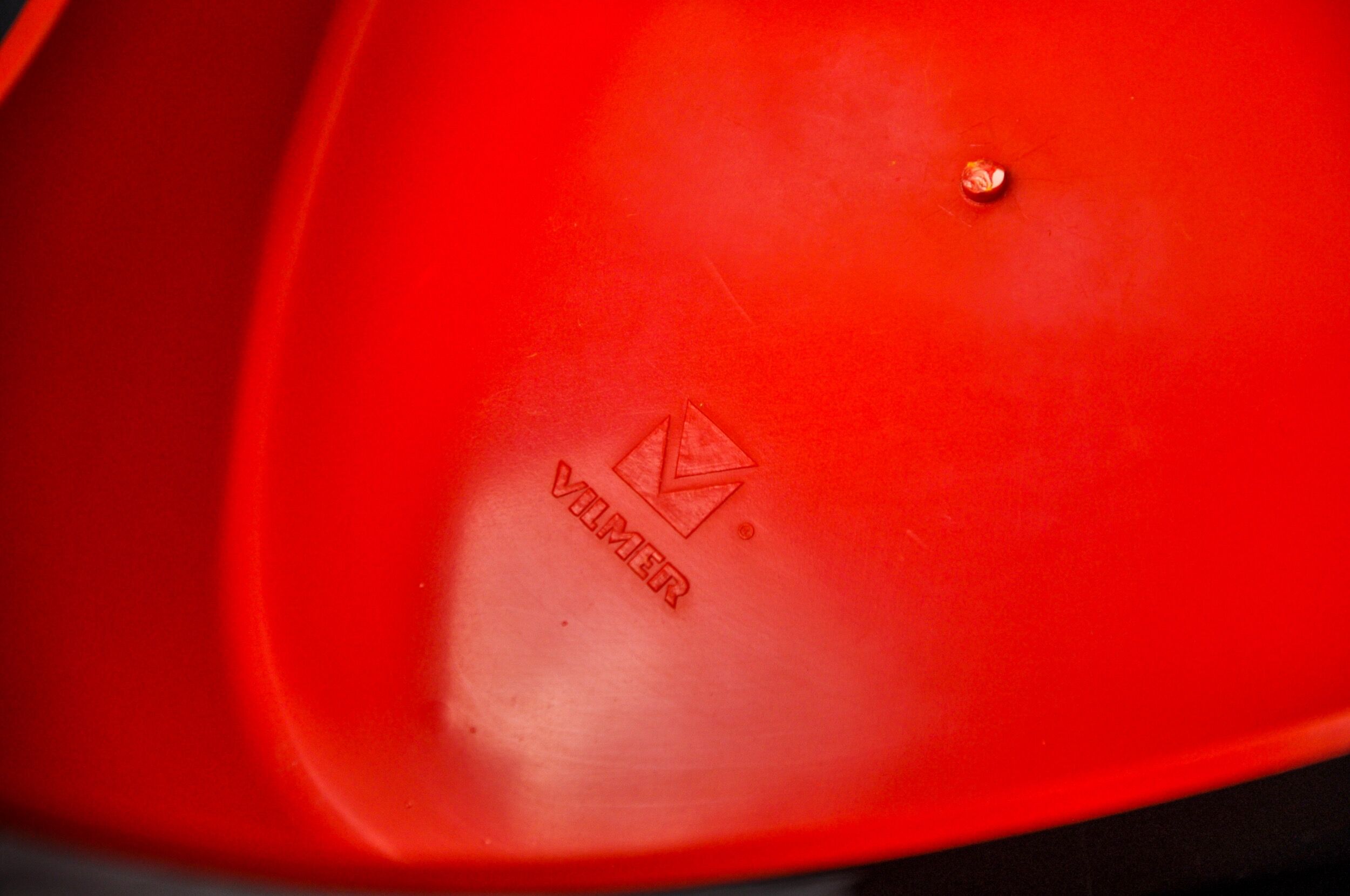 Red elephant stool by vilmer, spain, 1980