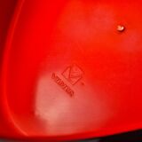 Red elephant stool by vilmer, spain, 1980