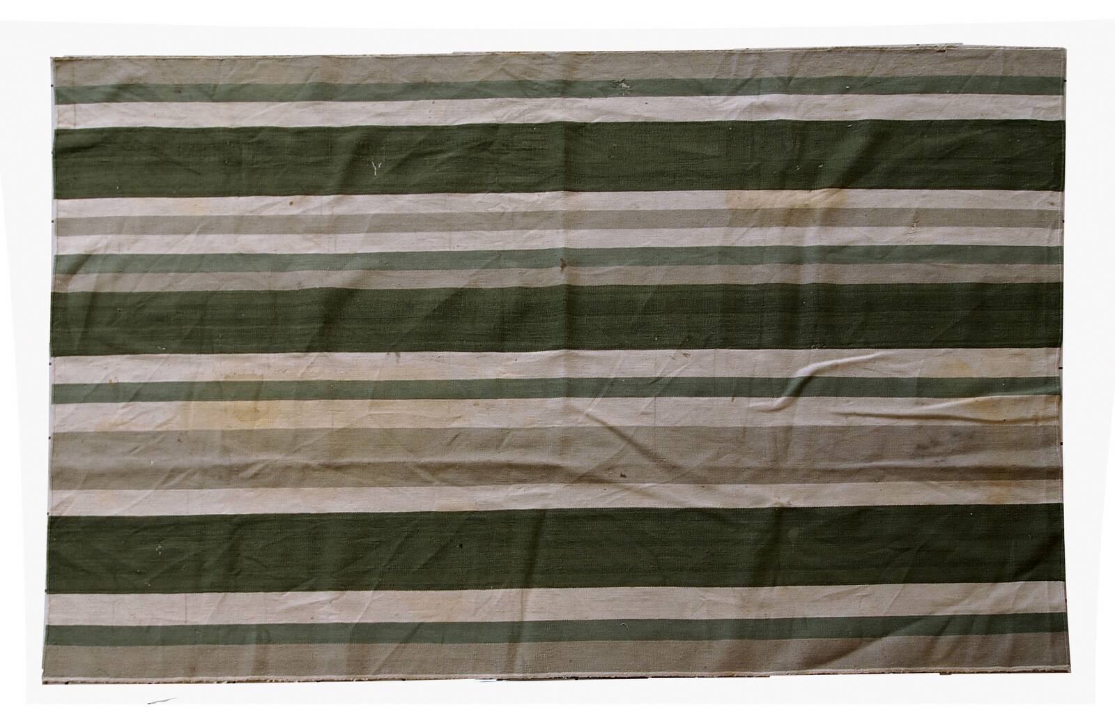 Kilim antique fait main Dhurri indien 167cm x 238cm (1930s)