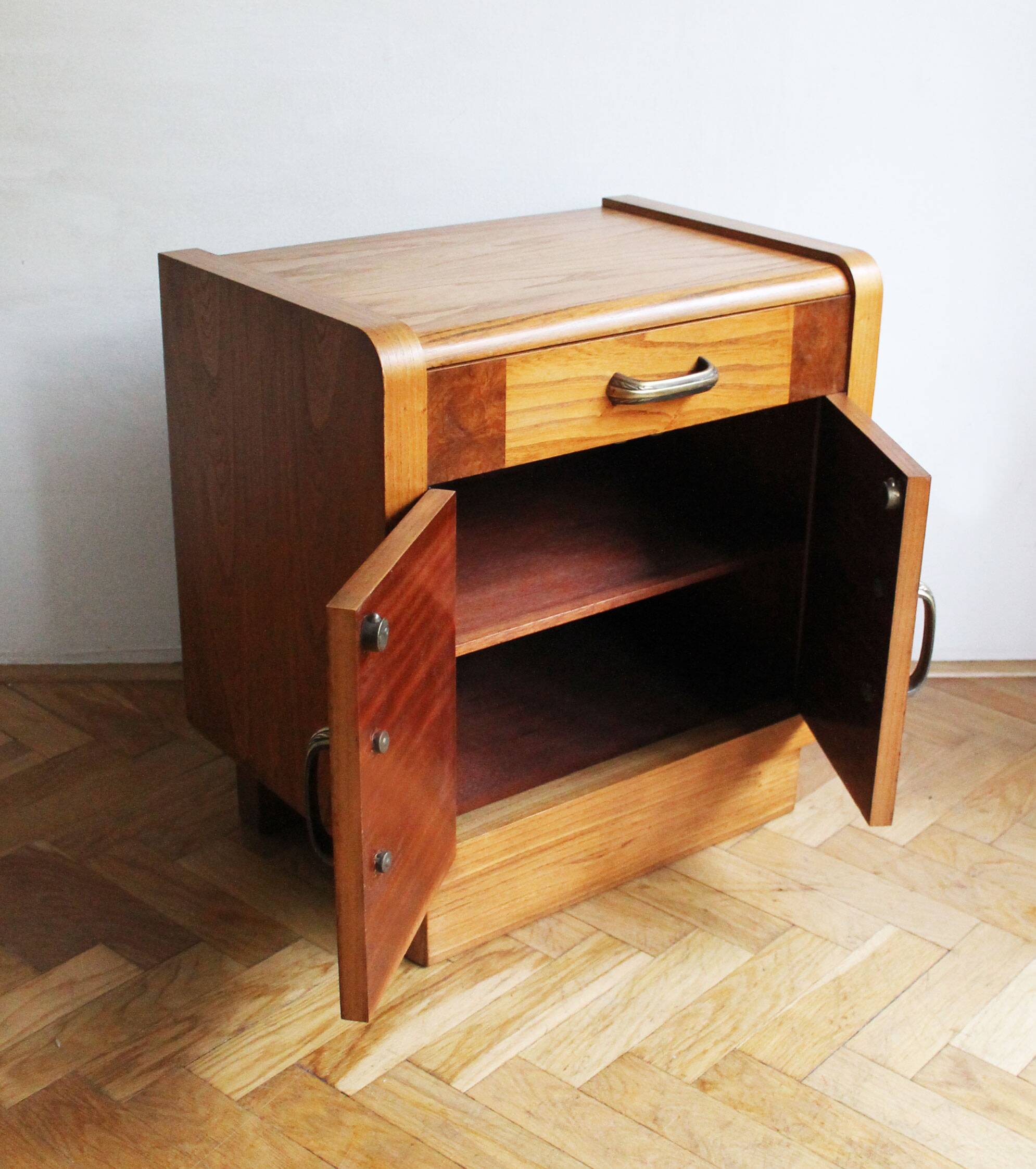 Pair of 1930s Art Deco bedside tables