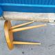Tripod side table in rockabilly style from the 1960s.