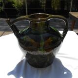 Glazed stoneware jar