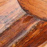 Ancient Picardy boat in solid wood