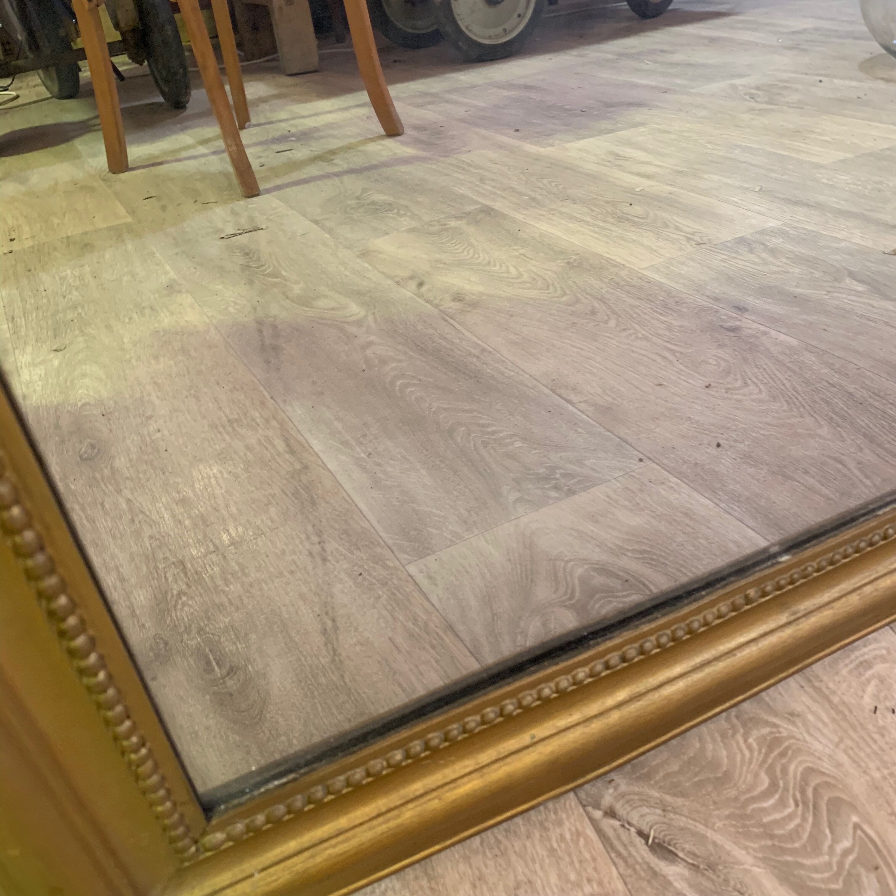 Mirror Louis Philippe gilded 88x63 cm