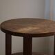 Modern Danish side table in lacquered beech, Fritz Hansen, "Model 1535", 1940s.