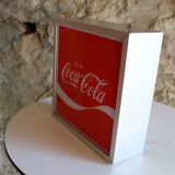 Illuminated Coca Cola bar sign