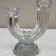 Paire de bougeoirs cristal