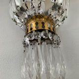 Hot air balloon wall lamp with tassels