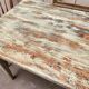 Solid wood farmhouse table
