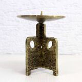 Brutalist candle holder 60s