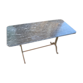 Table de bistrot en marbre "sgdg" des années 40