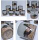 Eight ceramic glasses pottery la colombe Vallauris
