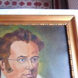 Portrait of Franz Schubert signed Fv Heyer dated 1929