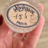 Lot 6 precious old glass bottles with Art Deco gilding La Samaritaine / vintage