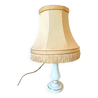 Lampe en opaline vintage