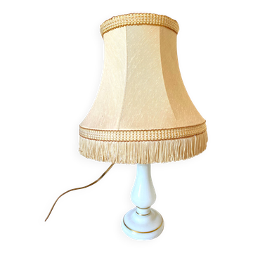 Lampe en opaline vintage