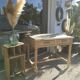 Bureau bois brut