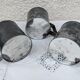 Lot of 3 vintage charity collection urns Piggy Bank Folk Art