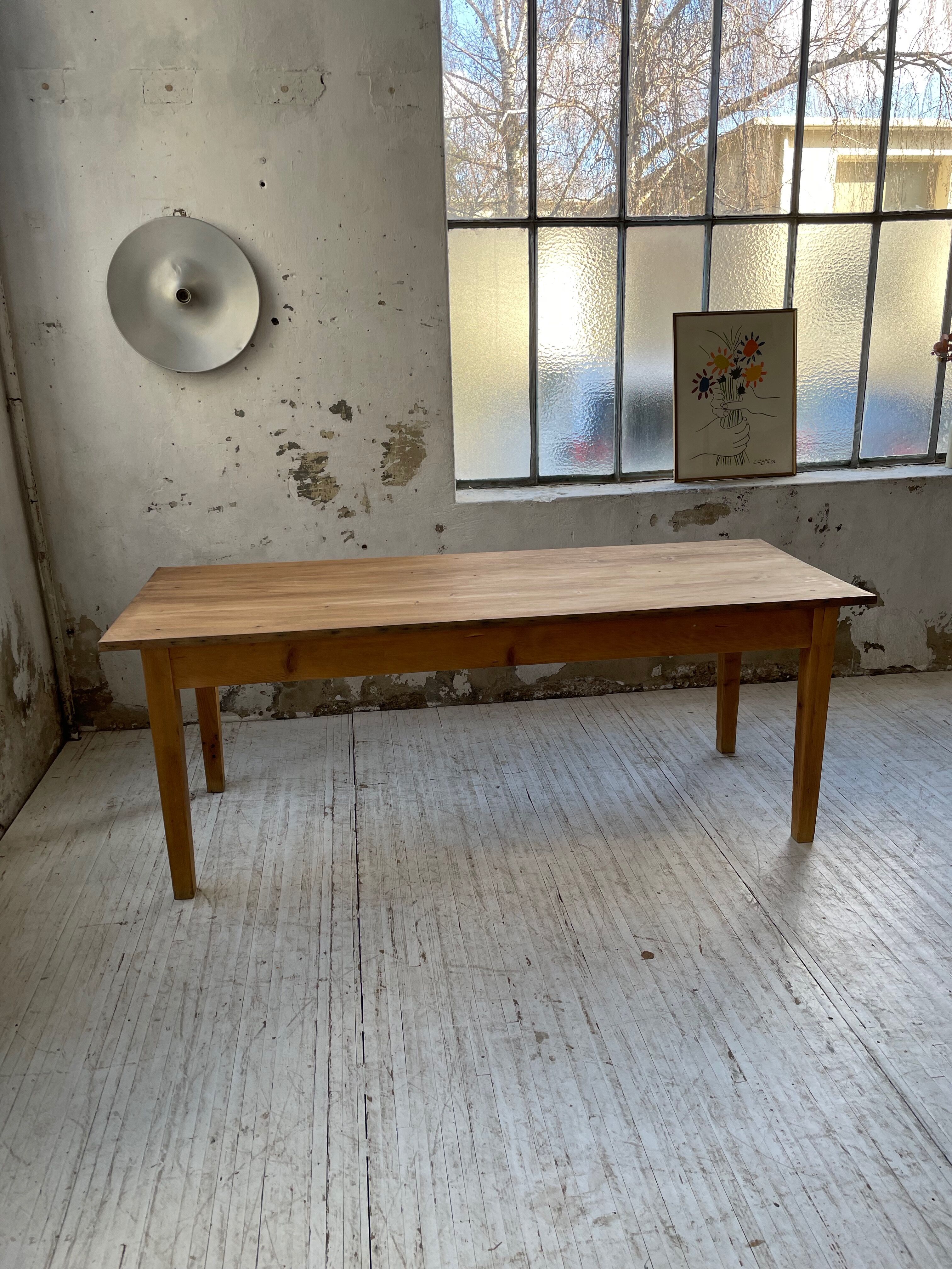 Farmhouse table 2m in pine