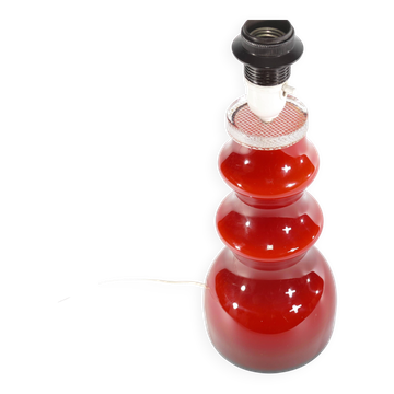 Lampe de table rouge bordeaux moderne scandinave par Gert Nyström pour Hyllinge