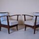 Pair of ULUV armchairs, Czech vintage 1950s