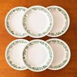 6 plates with starter or dessert Caves St Morand