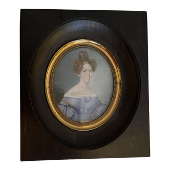 Miniature representing an elegant