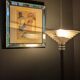 Vintage floor lamp Art Deco style