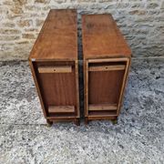 Mahogany glass sideboard, 1950