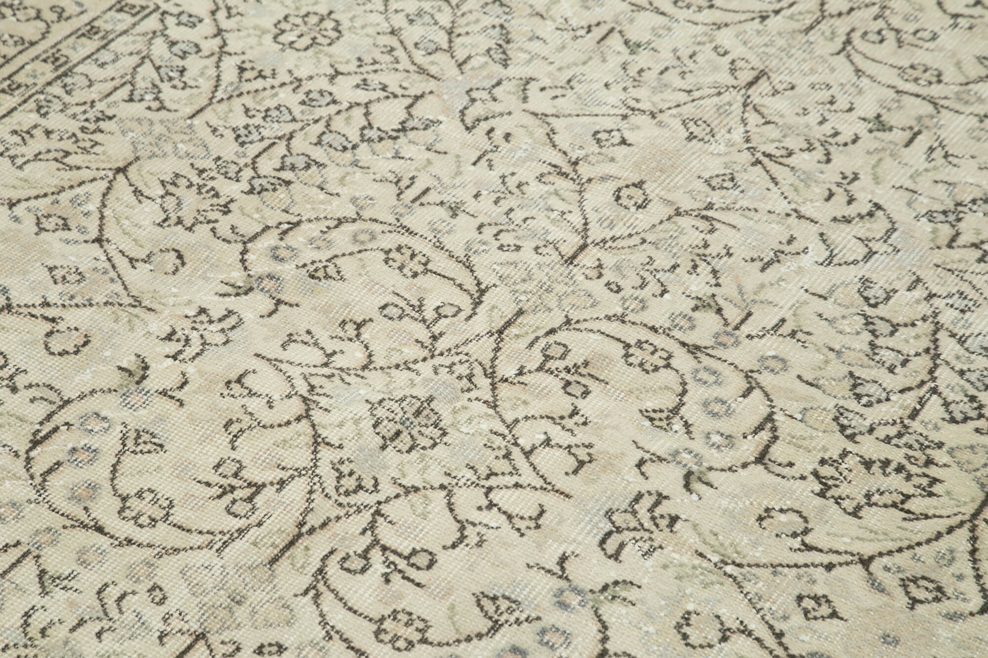 Hand-knotted turkish beige carpet 157 cm x 260 cm