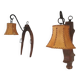 Ox harnass wall lamps / farm house / rustic