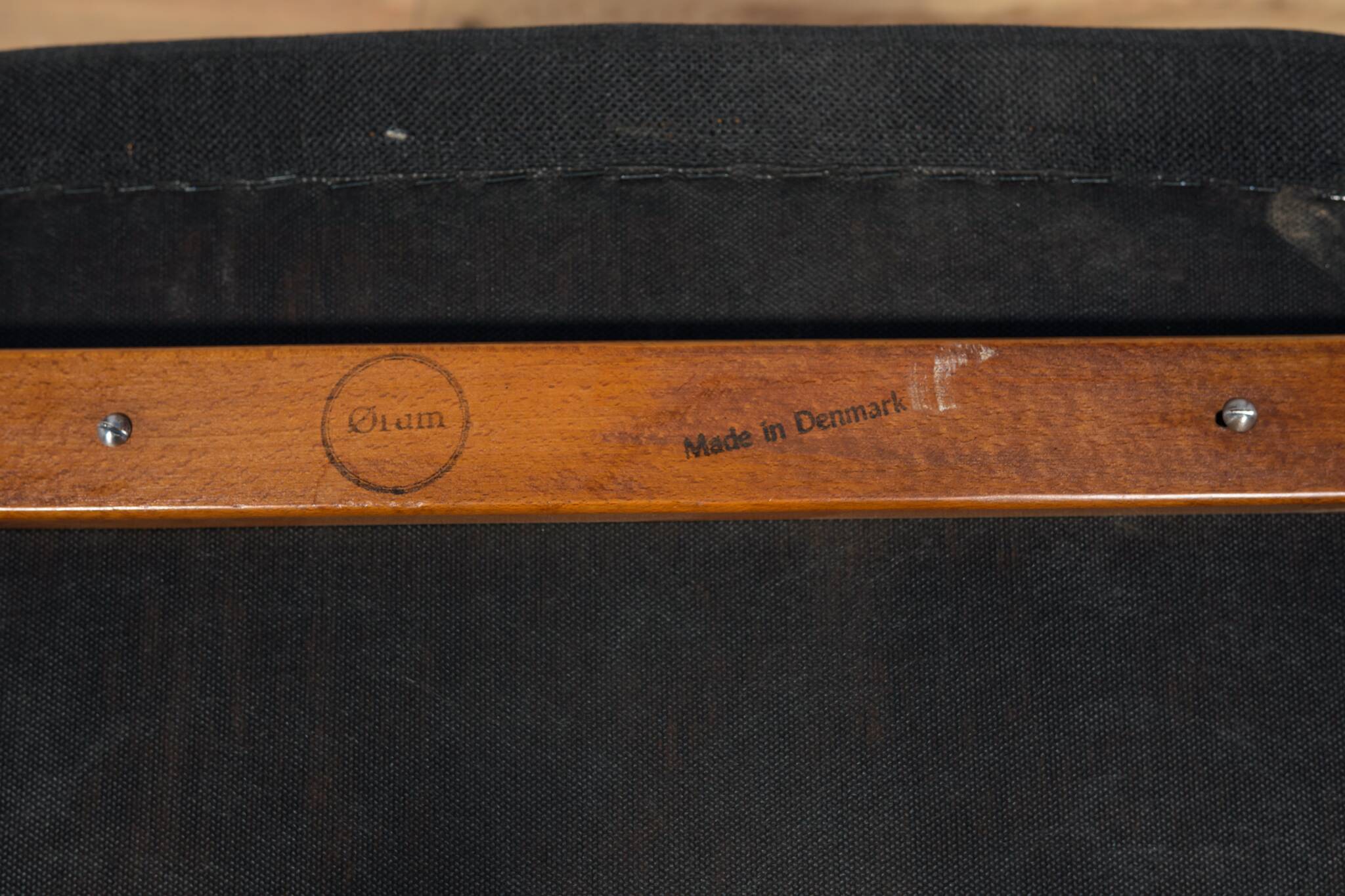 Mid-Century Teak & Leather Armchair by Erik Buck for Ørum Møbelfabrik, Denmark 1960s