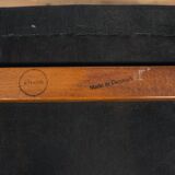 Mid-Century Teak & Leather Armchair by Erik Buck for Ørum Møbelfabrik, Denmark 1960s