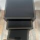 Trio of Pierre Vandel nesting tables from the 70s-80s