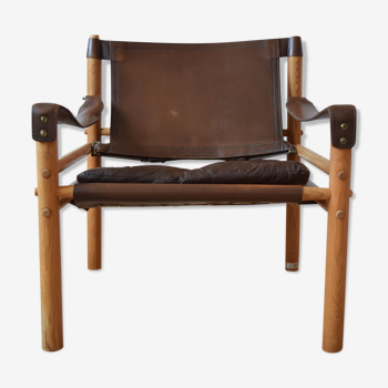 Midcentury Sirocco Safari armchair by Arne Norell, 1964