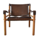 Midcentury Sirocco Safari armchair by Arne Norell, 1964