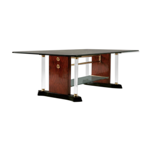 table basse laiton et