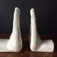 Pair of vintage bookends Ceramic hands
