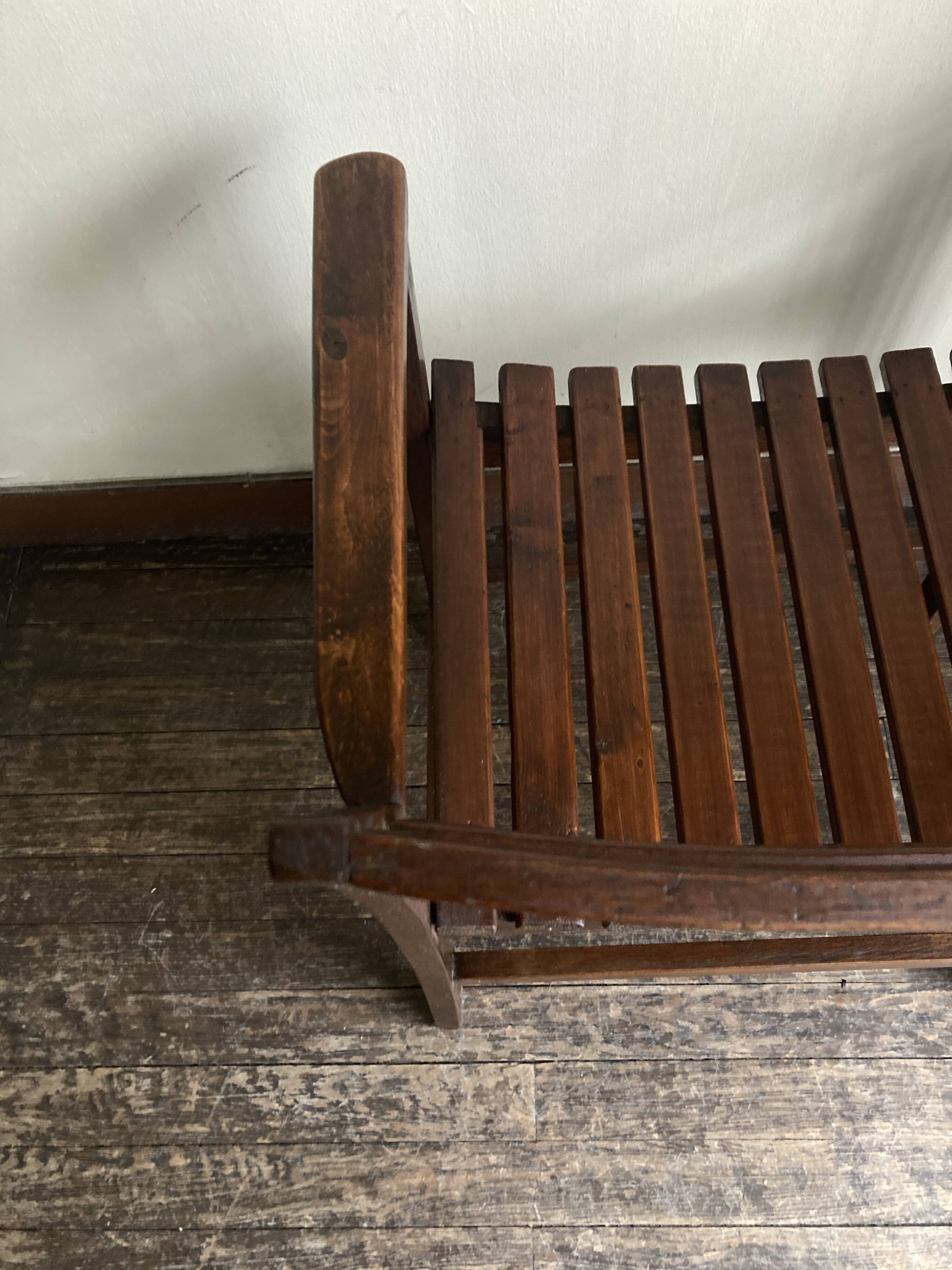 Modernist oak armchair, 1950