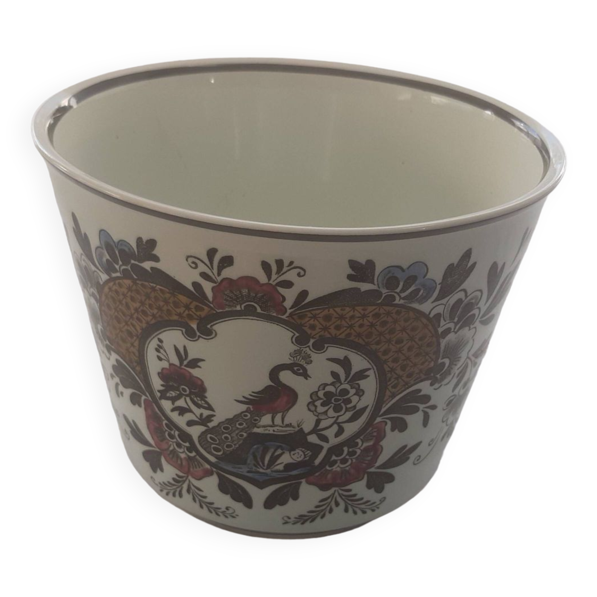 Villeroy Boch flowerpot peacock model