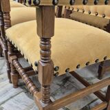 9 armchairs in the Louis XIII style