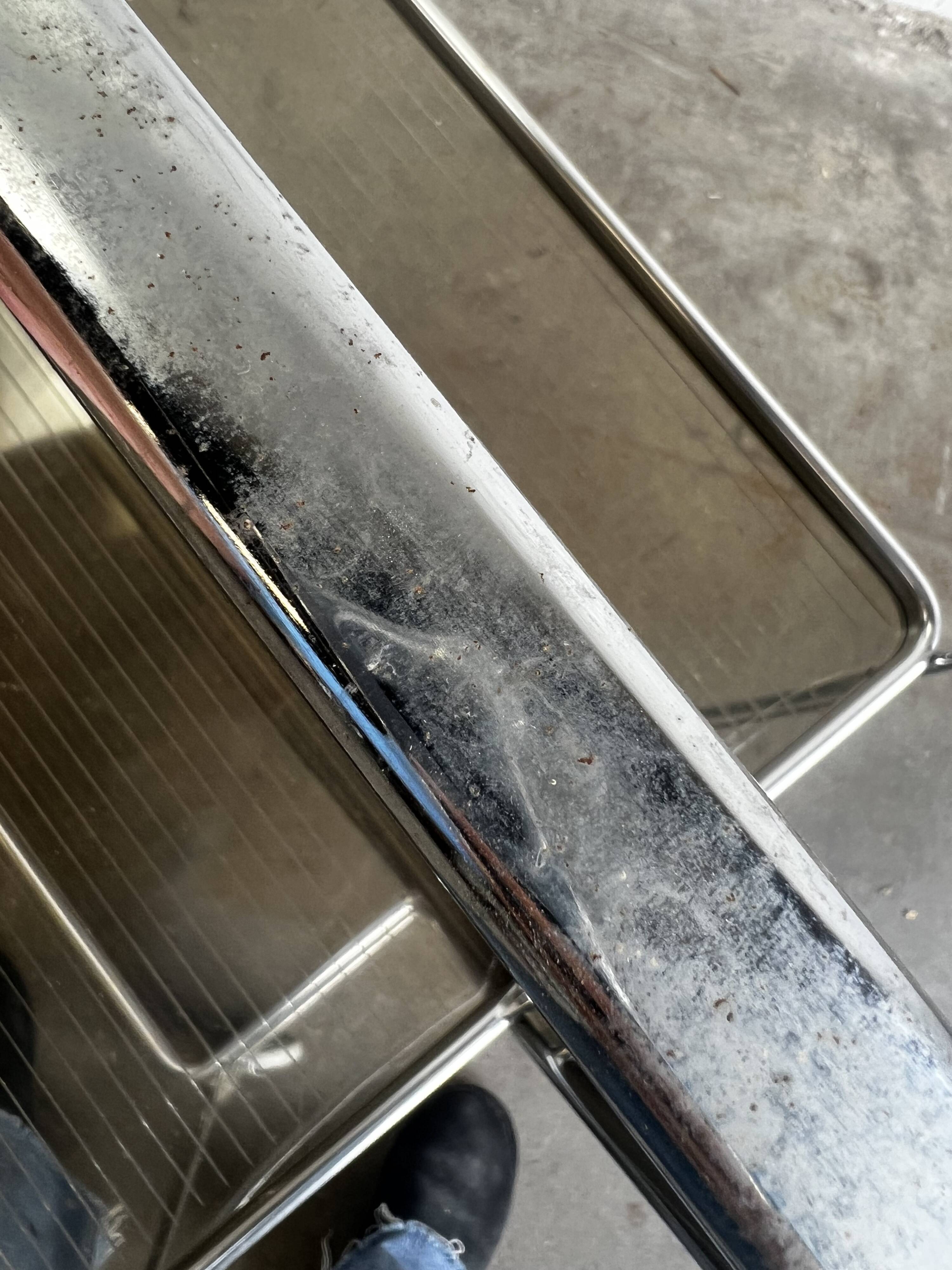 Vintage Folding Bar Cart/Side Table on Wheels