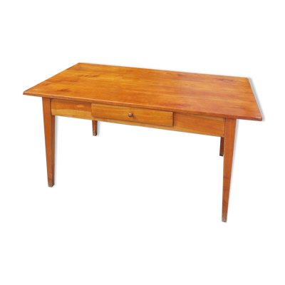 Table de ferme en merisier 19ème -1m50