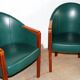 Paire de fauteuils Diamond Noce Pelle, Poltrona Frau