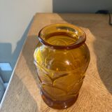 Vase jaune vintage
