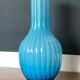Vase cylindrique turquoise