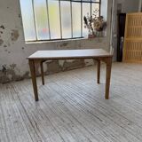 Oak desk with spindle legs, 1950s