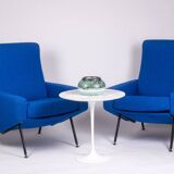 Paul Geoffroy for Airborne, Pair of “Troika” armchairs, 1950s